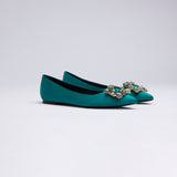 Elsie Silk Flats