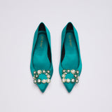 Elsie Silk Flats