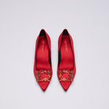 Elsie Silk Pumps