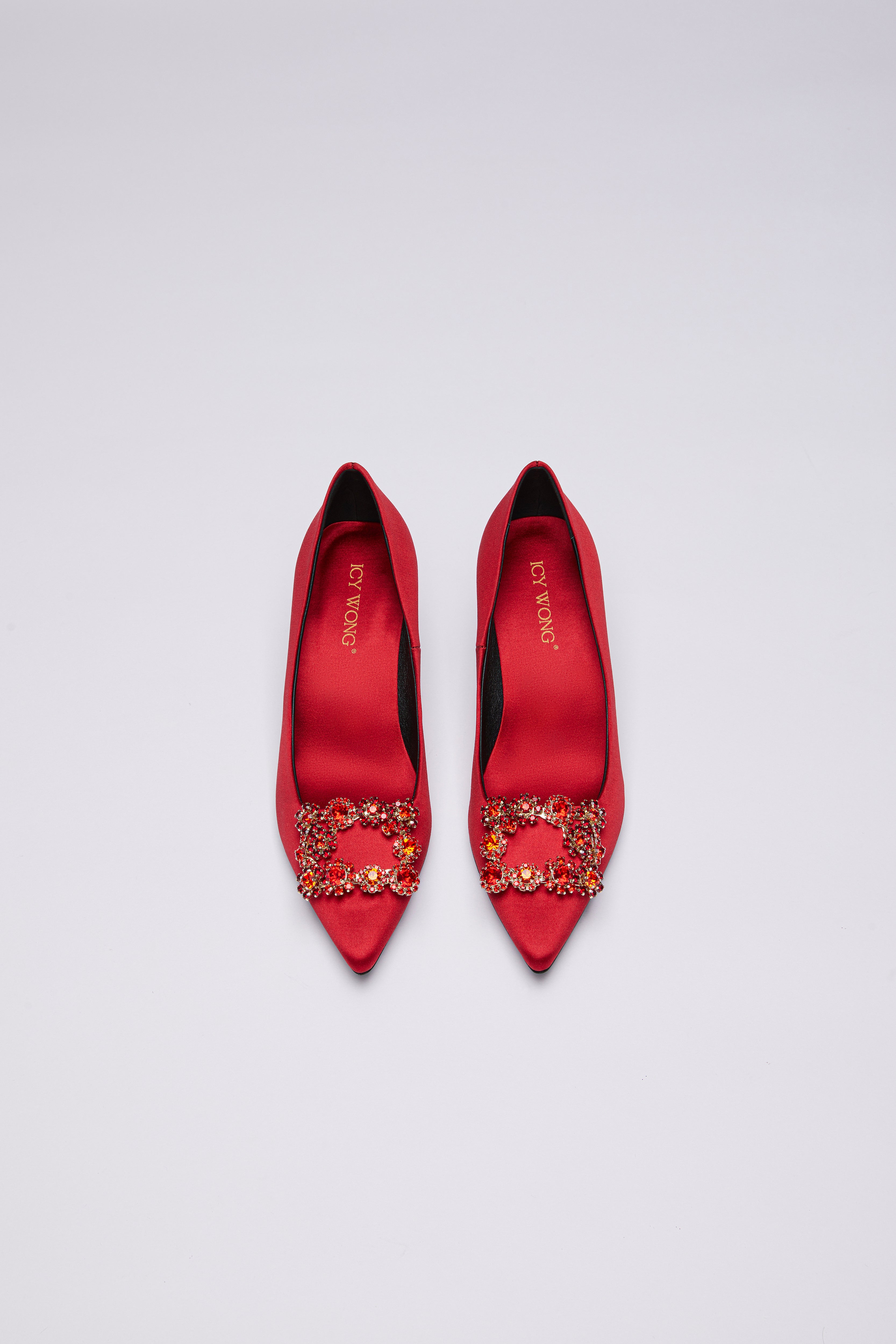 Elsie Silk Pumps