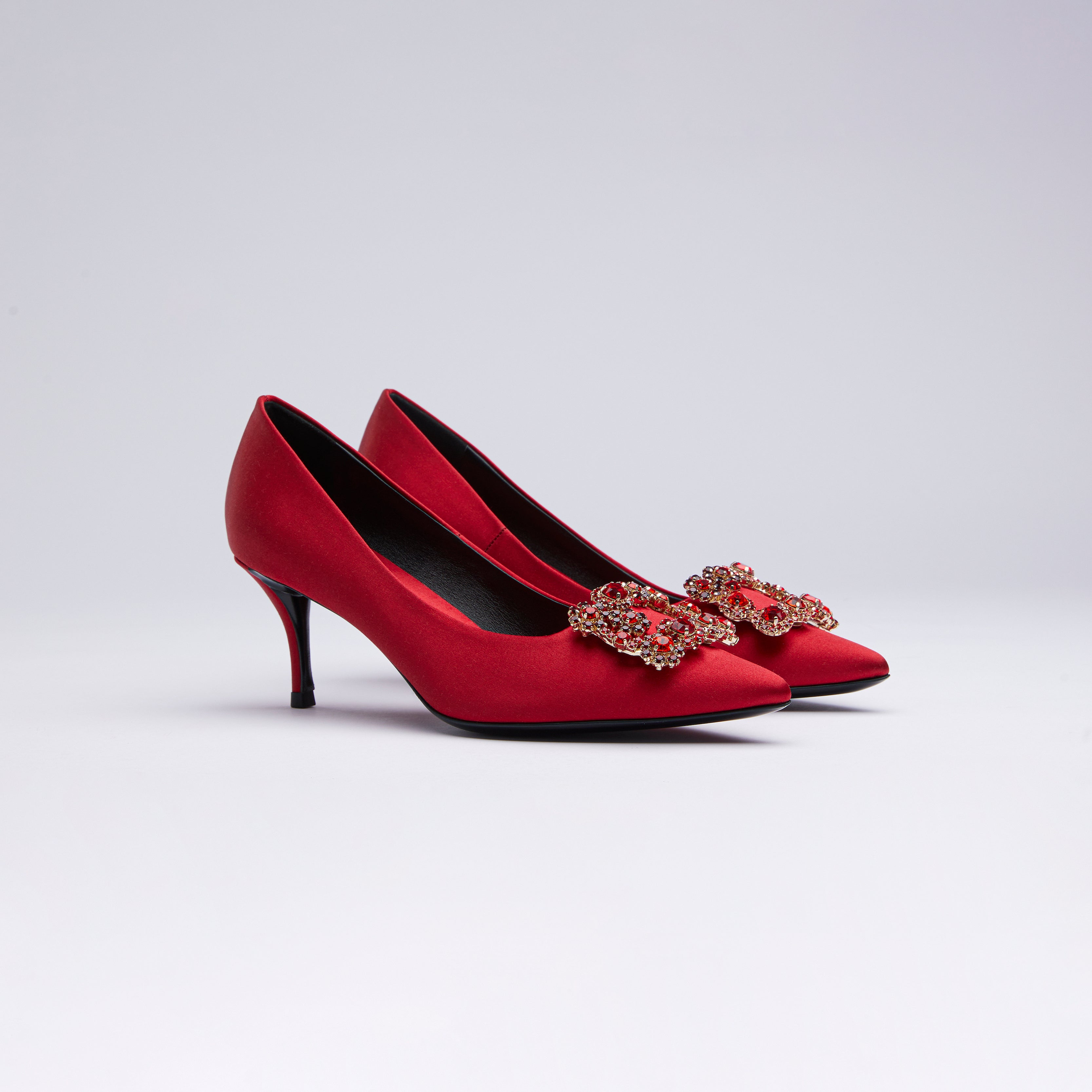 Elsie Silk Pumps