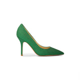 Glitter Green Pumps