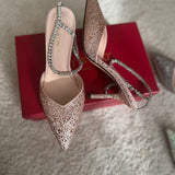 Jewelled Strap Mules