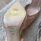 Jewelled Strap Mules