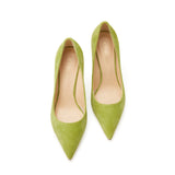 Light Green Suede