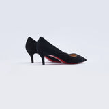 Adrianna Red Sole Pumps