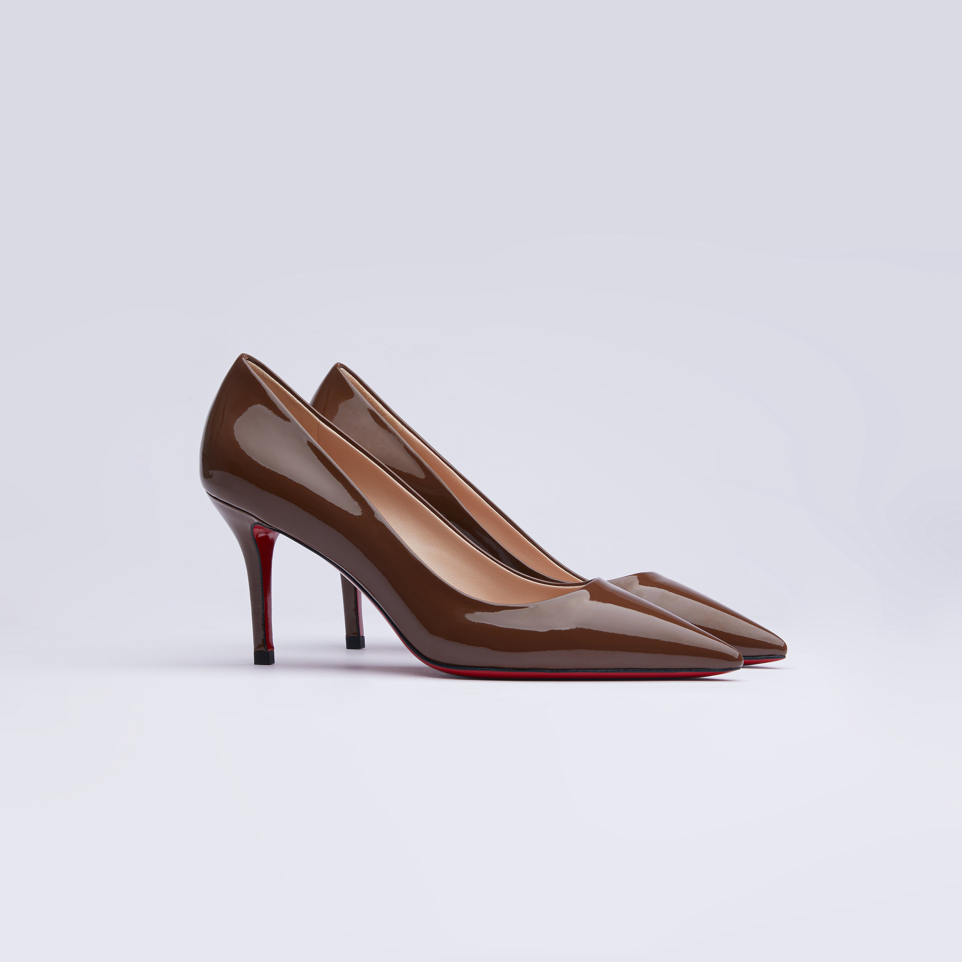 Adrianna Red Sole Pumps