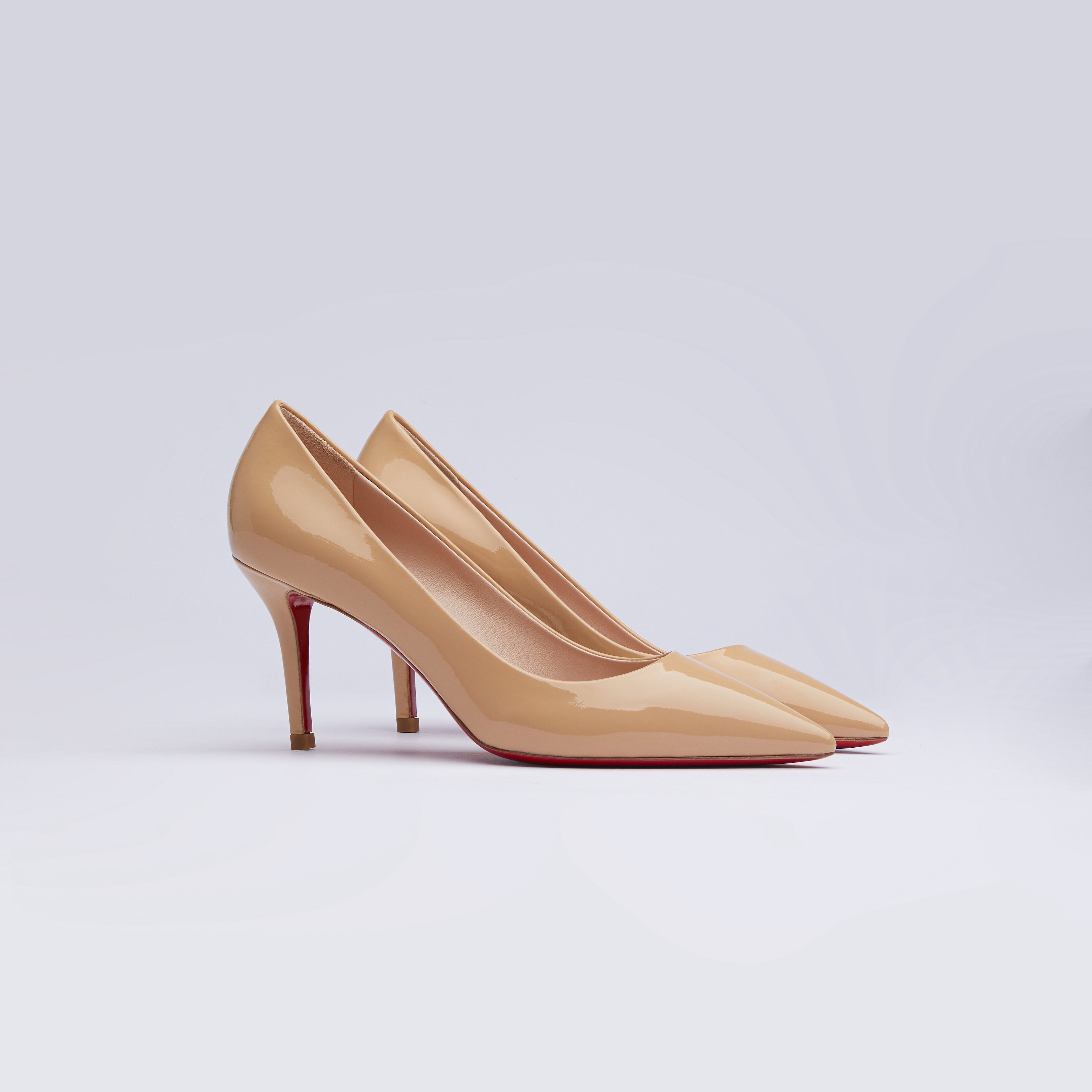 Adrianna Red Sole Pumps
