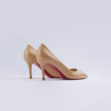 Adrianna Red Sole Pumps