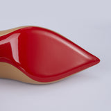 Adrianna Red Sole Pumps