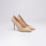 Brushed Leather Pumps