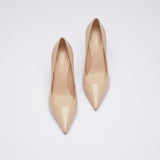 Brushed Leather Pumps