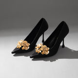 Flora Silk Pumps