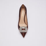 Silk Mid Pumps