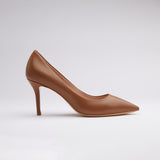 Caramel Calfskin Pumps