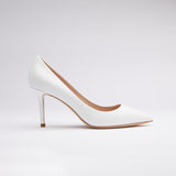 Brushed Leather Pumps