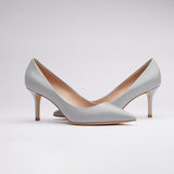 Brushed Leather Pumps