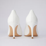 Brushed Leather Pumps
