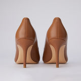 Caramel Calfskin Pumps
