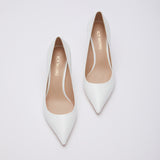 Brushed Leather Pumps