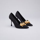 Flora Silk Pumps