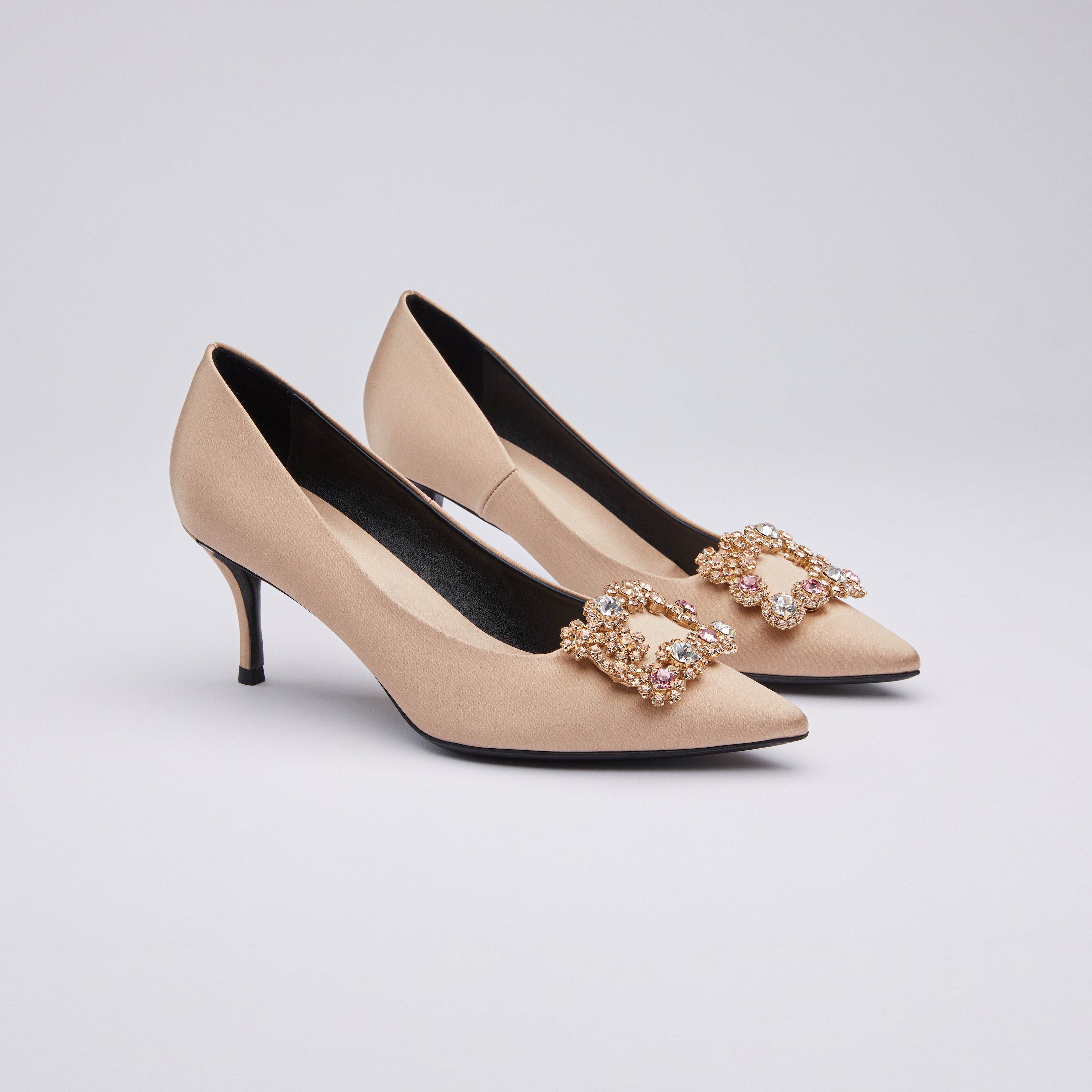 Elsie Silk Pumps