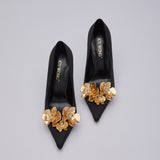 Flora Silk Pumps