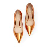 Metallic Orange heels