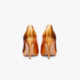 Metallic Orange heels